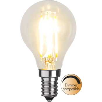 LED-lampa E14 Clear dimmbar