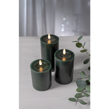 Blockljus Flamme Flow 12,5 cm
