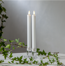 Antikljus Flamme Stripe 2-pck