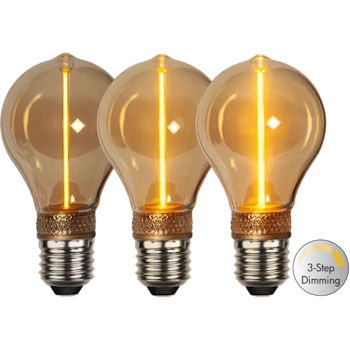 LED-lampa E27 3-stegsdimmer