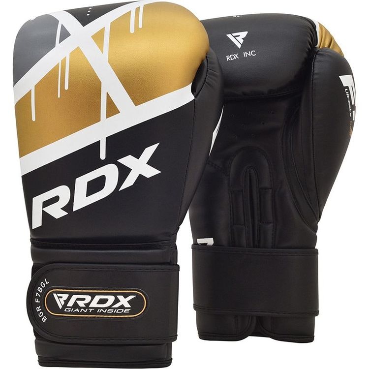 Boxningshandskar - RDX F7 - Black/Gold