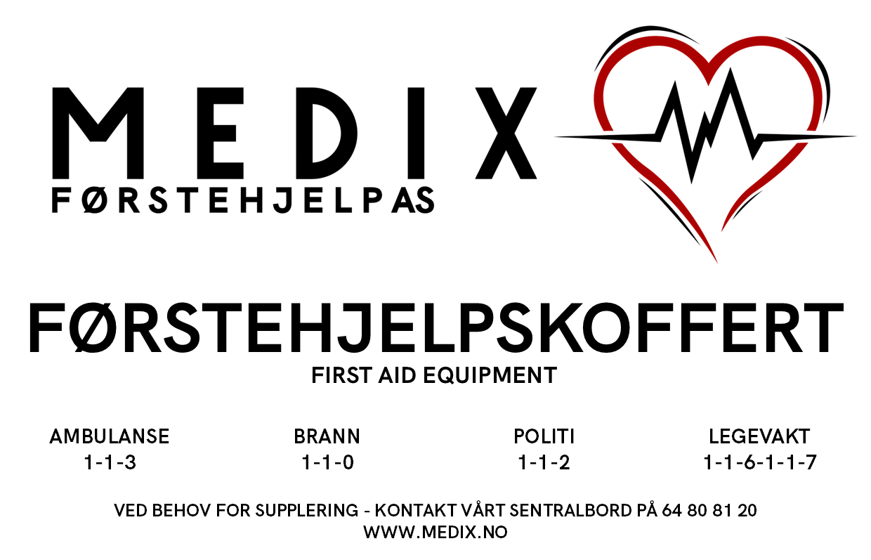 Førstehjelpskoffert (liten)
