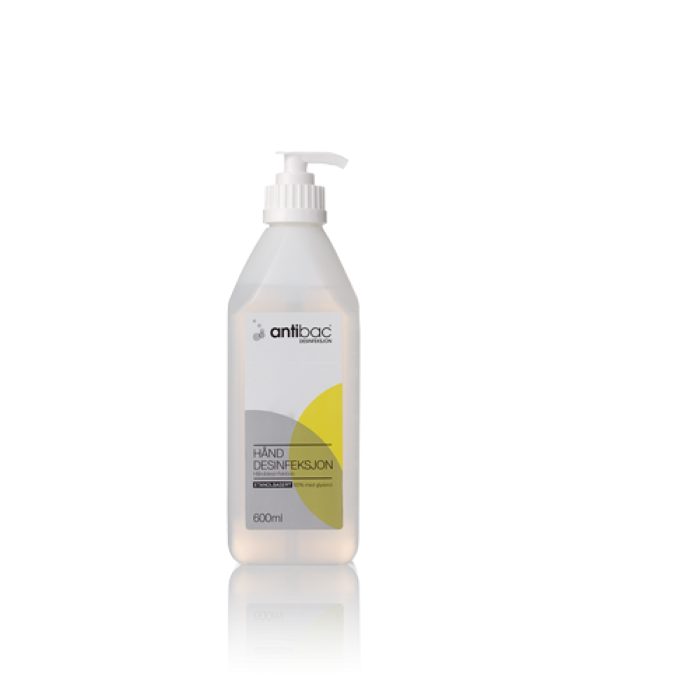 ANTIBAC 85% HÅNDDESINFEKSJON 600 ML FLYTENDE