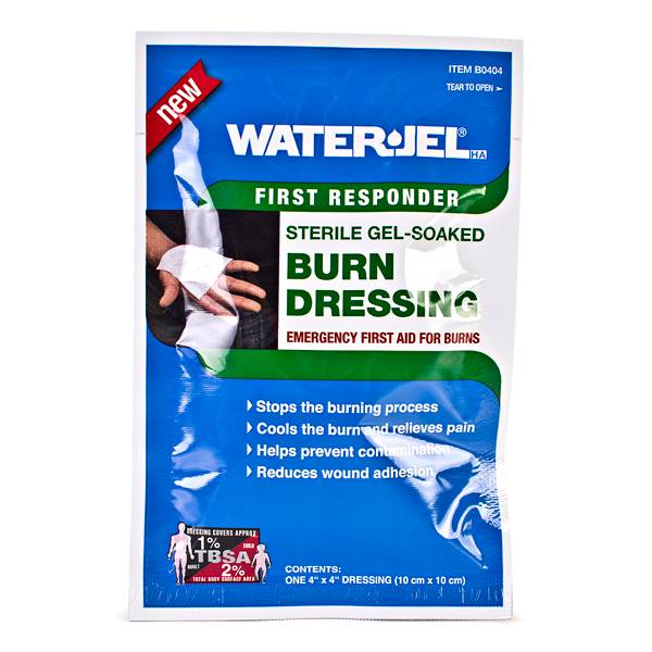 Water-Jel Brannbandasjer i foliepakke (flere str)