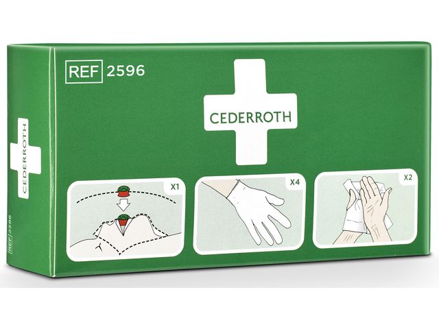 Beskyttelsespakke CEDERROTH førstehjelp
