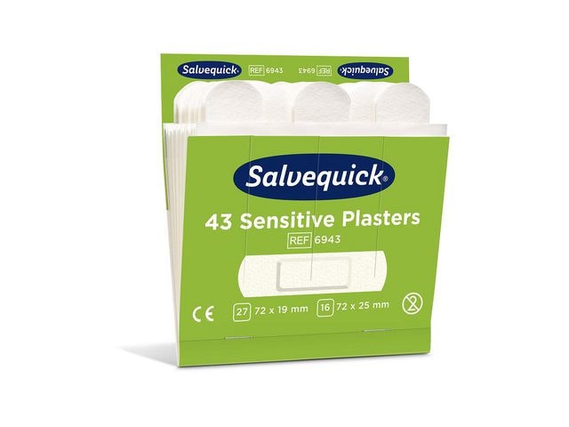 Plaster SALVEQUICK Sensitive refill (43)