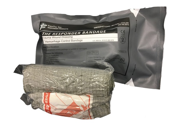 FareTec Responder traumebandasje 4" / 10cm
