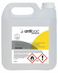 Desinfeksjon hånd Antibac 85% 4 liter