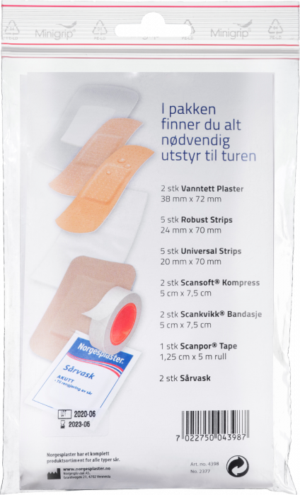 Norgesplaster Kvikk Sårpakke