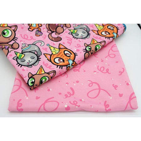 2:a sort 0,8 m Party Cats Pretty Pink