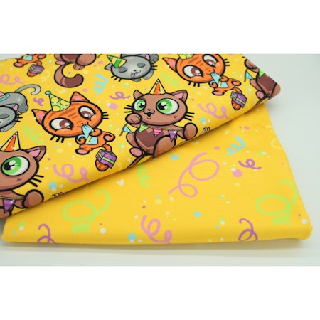 2.a sort 0,6 m Party Cats Mellow Yellow