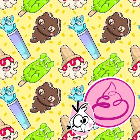 2:a sort NiceCream Yummy Yellow 0,5 m