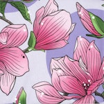 jersey trikå magnolia lilac lila
