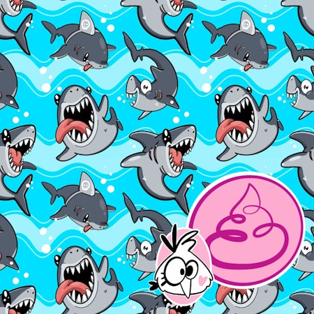 Sharktastic Cool/Icy Blue