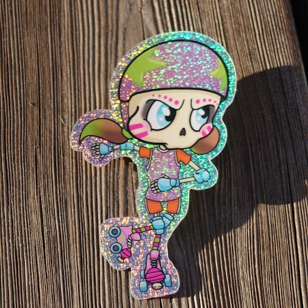 Sticker Roller Girl