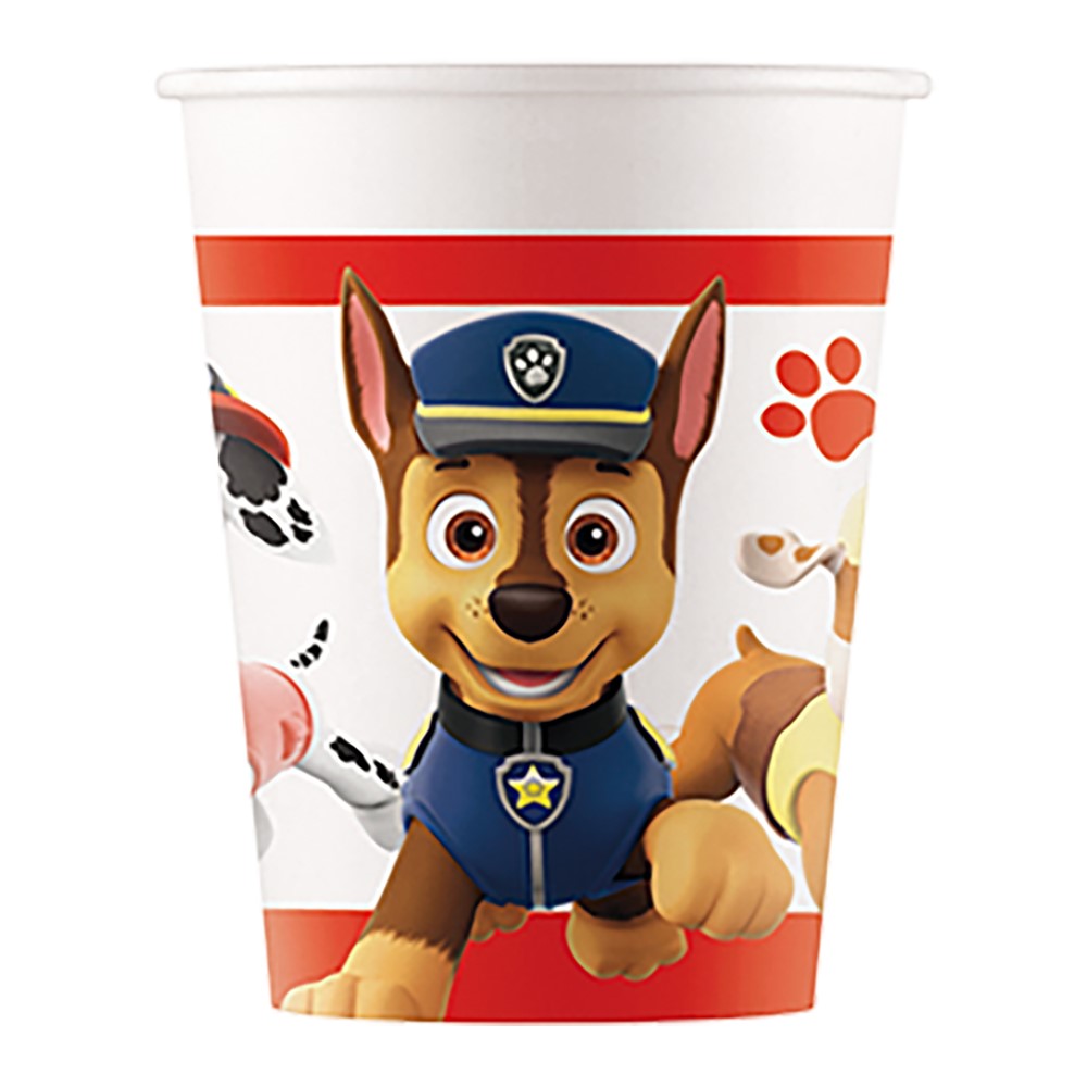 Pappersmugg Paw patrol 8-pack