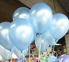 Blå ballonger 10-pack