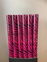 Inslagningspapper Zebra Rosa