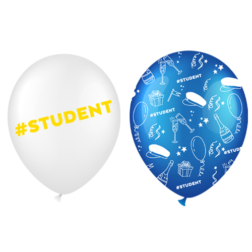 Studentballonger 6-pack