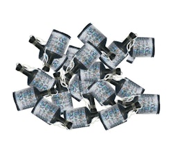 Partypoppers Silver 10-pack