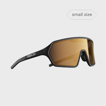 React Solbrille - Rev Ruby/black Small