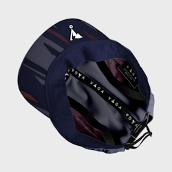 Våga Feather Racing Cap - Plum/Slate Blue