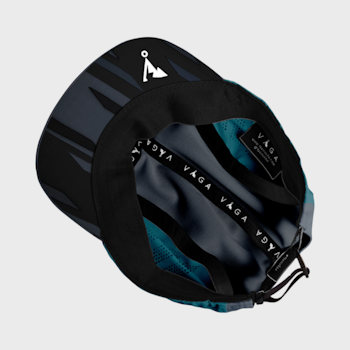 Våga Feather Racing Cap - Navy Blue/Teal/Black