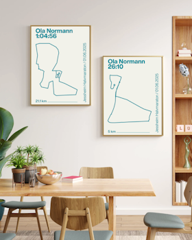 Jessheim Halvmaraton Plakat 2025
