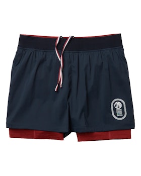 Stadion 2-1 Shorts Navy/Burgundy