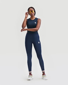 Utö Ladies Tights Navy/Burgundy