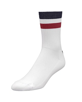Åsunden Mid Crew Socks Off-White/Burgundy