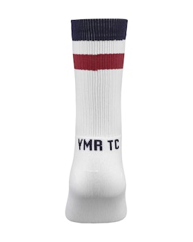 Åsunden Mid Crew Socks Off-White/Burgundy