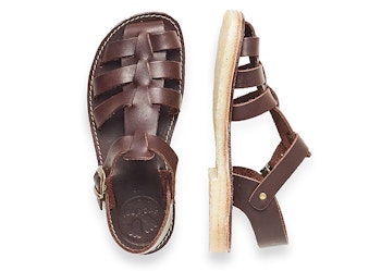 Duckfeet Ringkøbing 1450 Mörkbrun. "Fisherman" sandaler i vegetabilgarvat, 100% kromfritt läder. UNISEX
