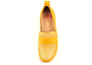 Utgående 40% - Brako Anatomics Minthy Loafer Amarillo. Vegetabilgarvat, 100% kromfritt skinn.