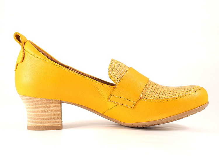 Utgående 40% - Brako Anatomics Minthy Loafer Amarillo. Vegetabilgarvat, 100% kromfritt skinn.