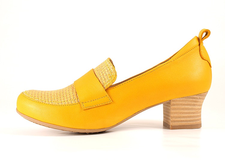 Utgående 40% - Brako Anatomics Minthy Loafer Amarillo. Vegetabilgarvat, 100% kromfritt skinn.