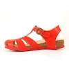 Think! Shoes Julia Röd. Sandaler med ortopedisk fotbädd. Vegetabilgarvat, 100% kromfritt skinn