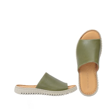 Ten Points Gunilla 60574 Khaki. Vegetabilgarvat, 100% kromfritt skinn.