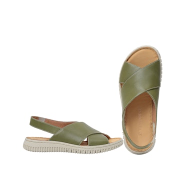 Ten Points Gunilla 60575 Khaki. Vegetabilgarvat, 100% kromfritt skinn.