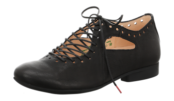 Think! Shoes Guad2 565 Svart. Snörskor i vegetabilgarvat, 100% kromfritt skinn