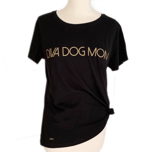 T-Shirt & Bandana DIVA DOG MOM Set