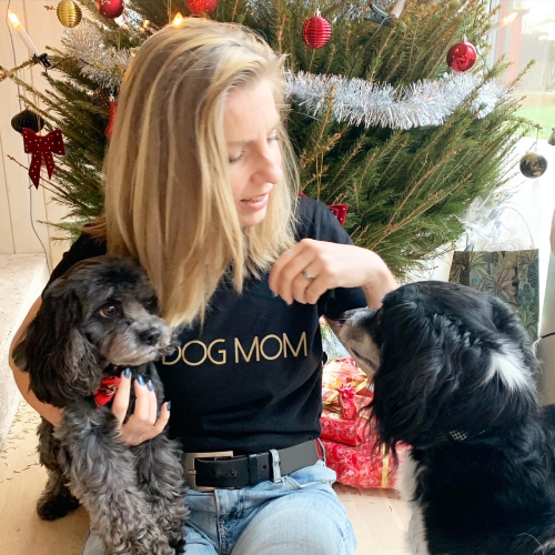 T-Shirt & Bandana DIVA DOG MOM Set