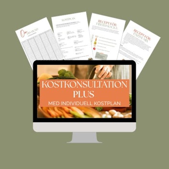 Kostkonsultation PLUS, med individuell kostplan
