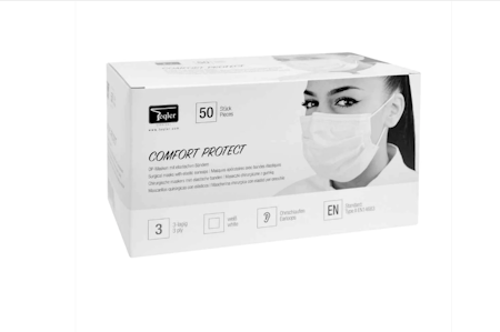 Kirurgisk ansiktsmask | OP Mask - 3 lager - 50 st