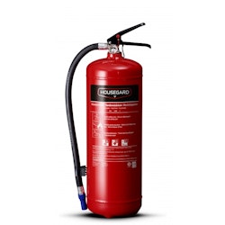 Housegard 6 kg pulversläckare, 55A, röd, PE6TEA