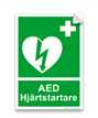 Klisterdekal Hjärtstartare - Liten