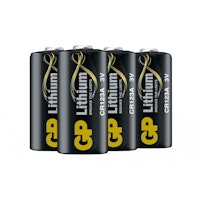 GP Lithiumbatteri, CR 123A, 4-pack