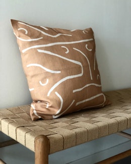 Hazel linen cushion