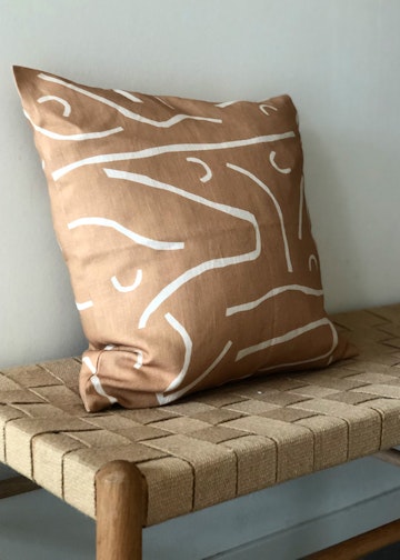 Hazel linen cushion