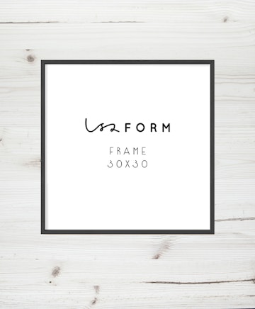 Black frame 30x30 cm